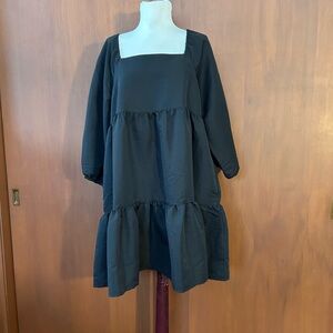 NWT Levi's Black Smocked Dress